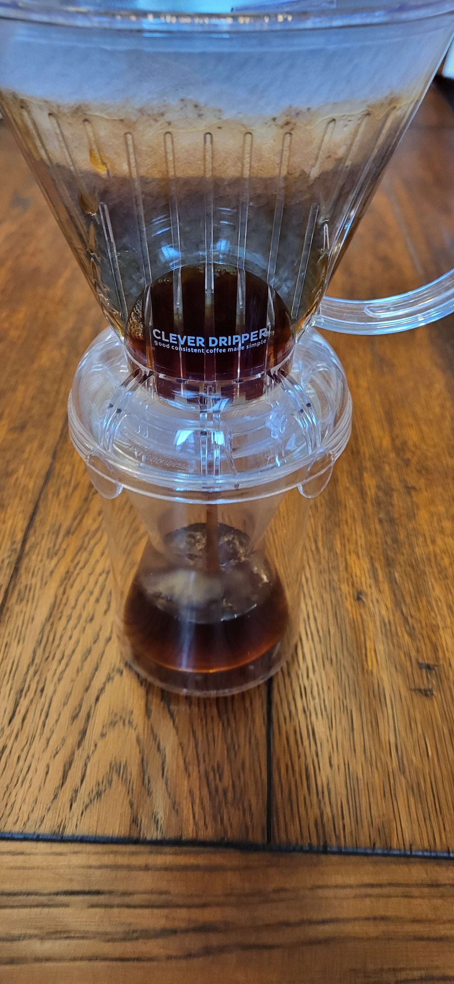 Clever Coffee Dripper - Promotion: Includes a Free $7.50 Box of Melitta Filters (in addition to the 100 that comes with each Clever Dripper, providing enough filters to brew 200 cups of Amazing coffee)!