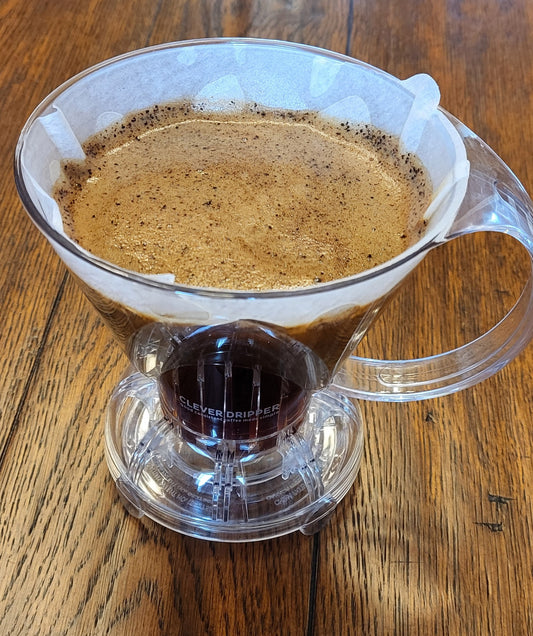 Clever Coffee Dripper - Promotion: Includes a Free $7.50 Box of Melitta Filters (in addition to the 100 that comes with each Clever Dripper, providing enough filters to brew 200 cups of Amazing coffee)!